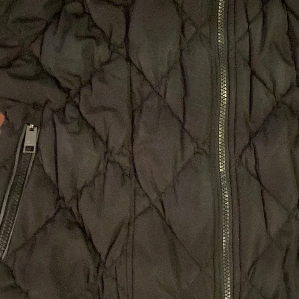 🎉HP🎉Marc NY Performance Quilted Puffer Vest Faux Leather Trim women’s Small - Picture 9 of 14